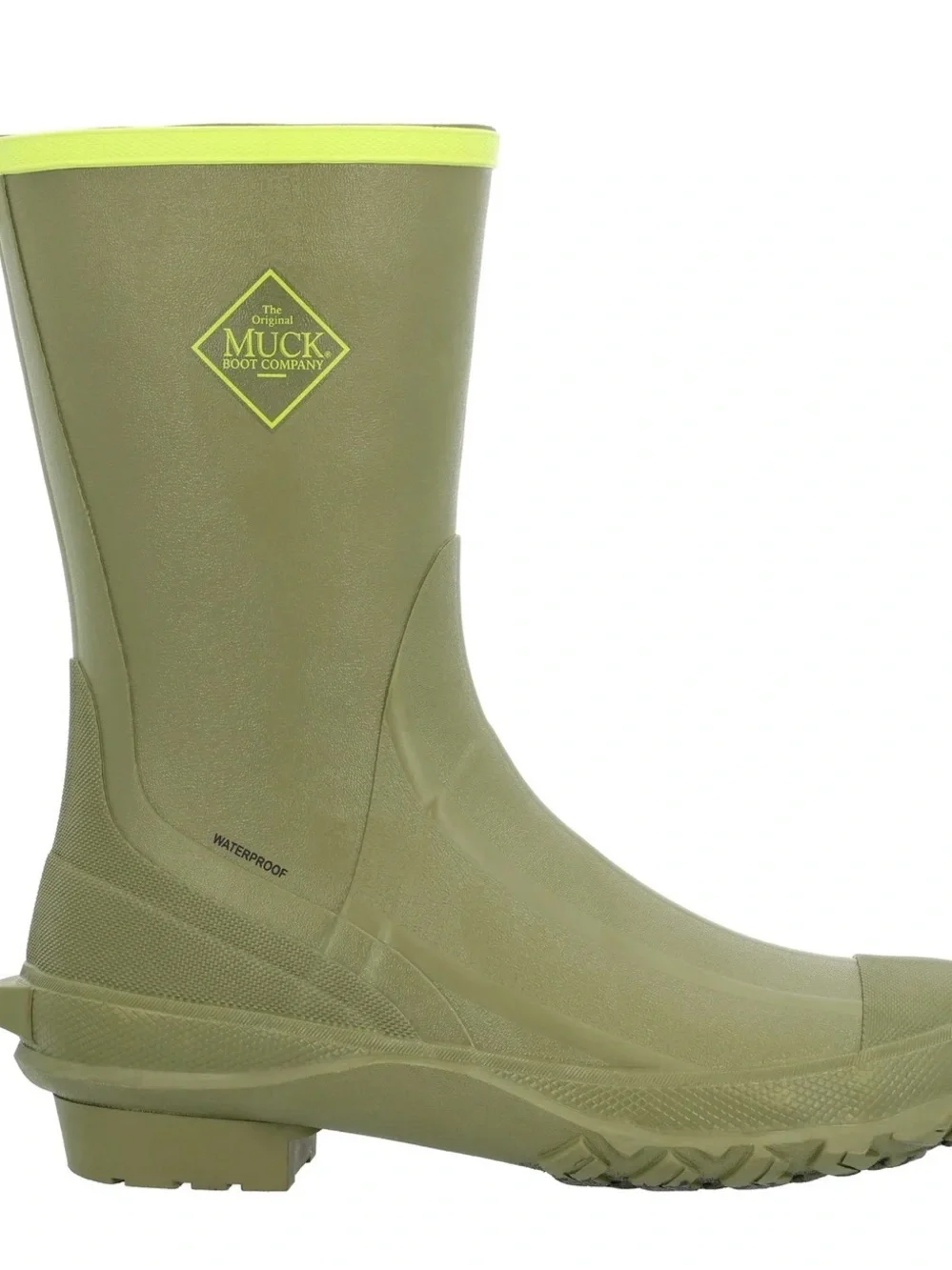 NIB The MUCK Boot Co Men’s Olive Green Harvester 12” Rubber Boot - Size 14